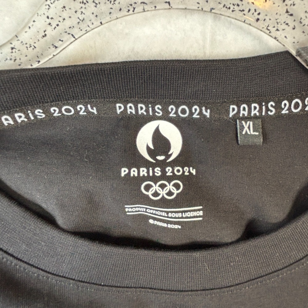 Olympic Games Official Licensed Tee Paris 2024 Shirt Mens XL Black NWOT - Picture 6 of 16